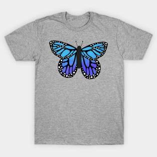 Blue ombré butterfly T-Shirt